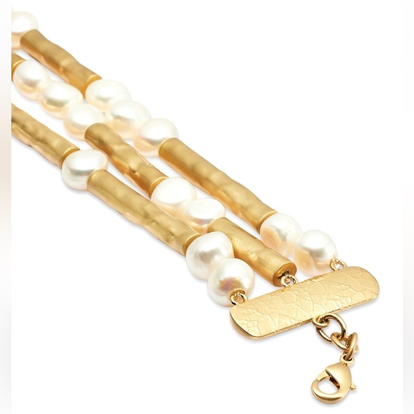 πΊπHPππΊ NWT Cult Gaia Zabelle Baroque Pearl Choker - Picture 13 of 16